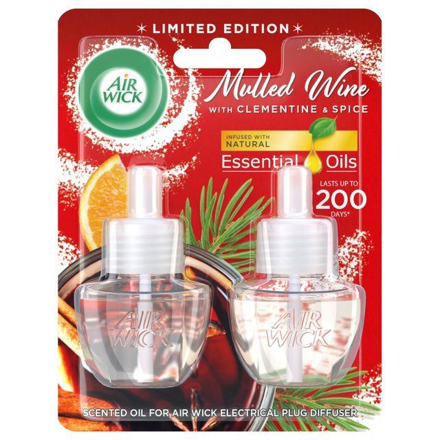 Airwick Mulled Wine Plug In Twin Refill 2 x 19ml - McGrocer