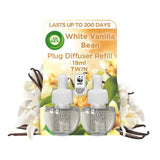 Airwick White Vanilla Bean Plug In Twin Refill 2 x 19ml - McGrocer