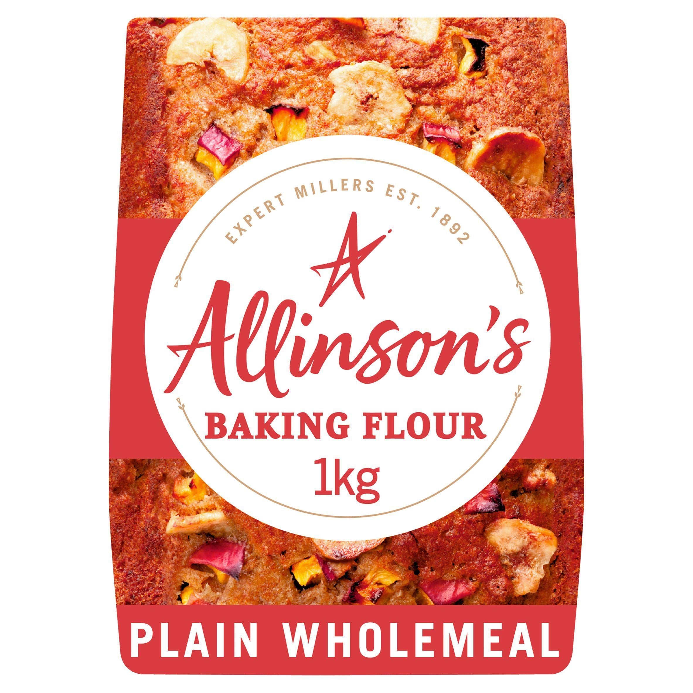 Allinson Wholemeal Plain Flour 1kg - McGrocer