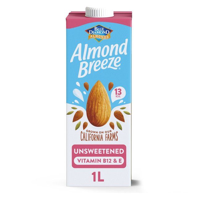 Almond Breeze Long Life Unsweetened Almond Milk Alternative 1L - McGrocer