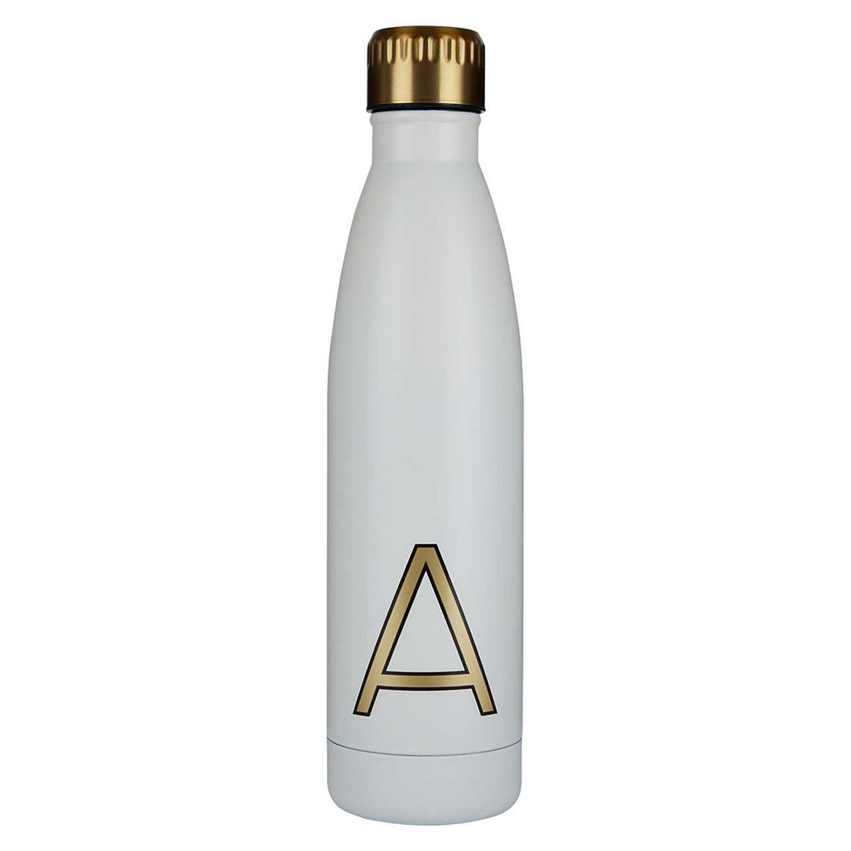 Alphabet Water Bottle Cream Letter A - McGrocer
