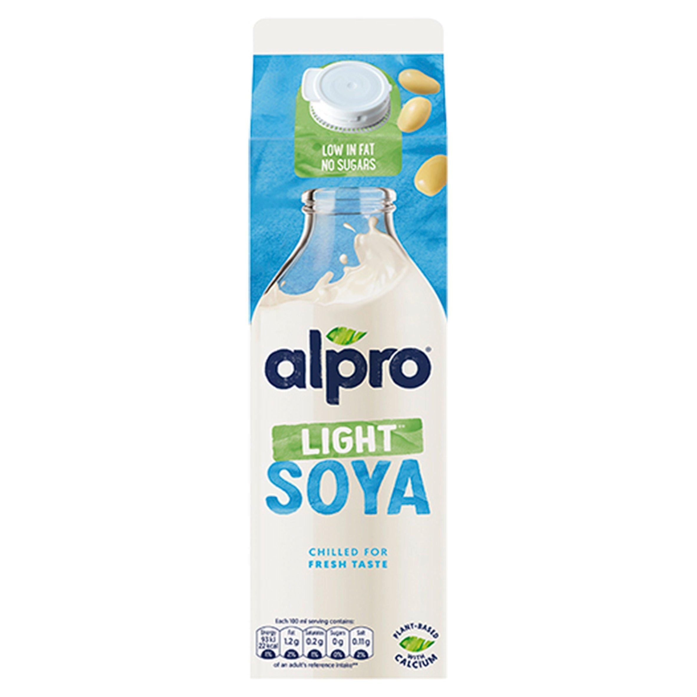 Alpro Soya Light Milk Chilled Dairy Alternative 1L - McGrocer