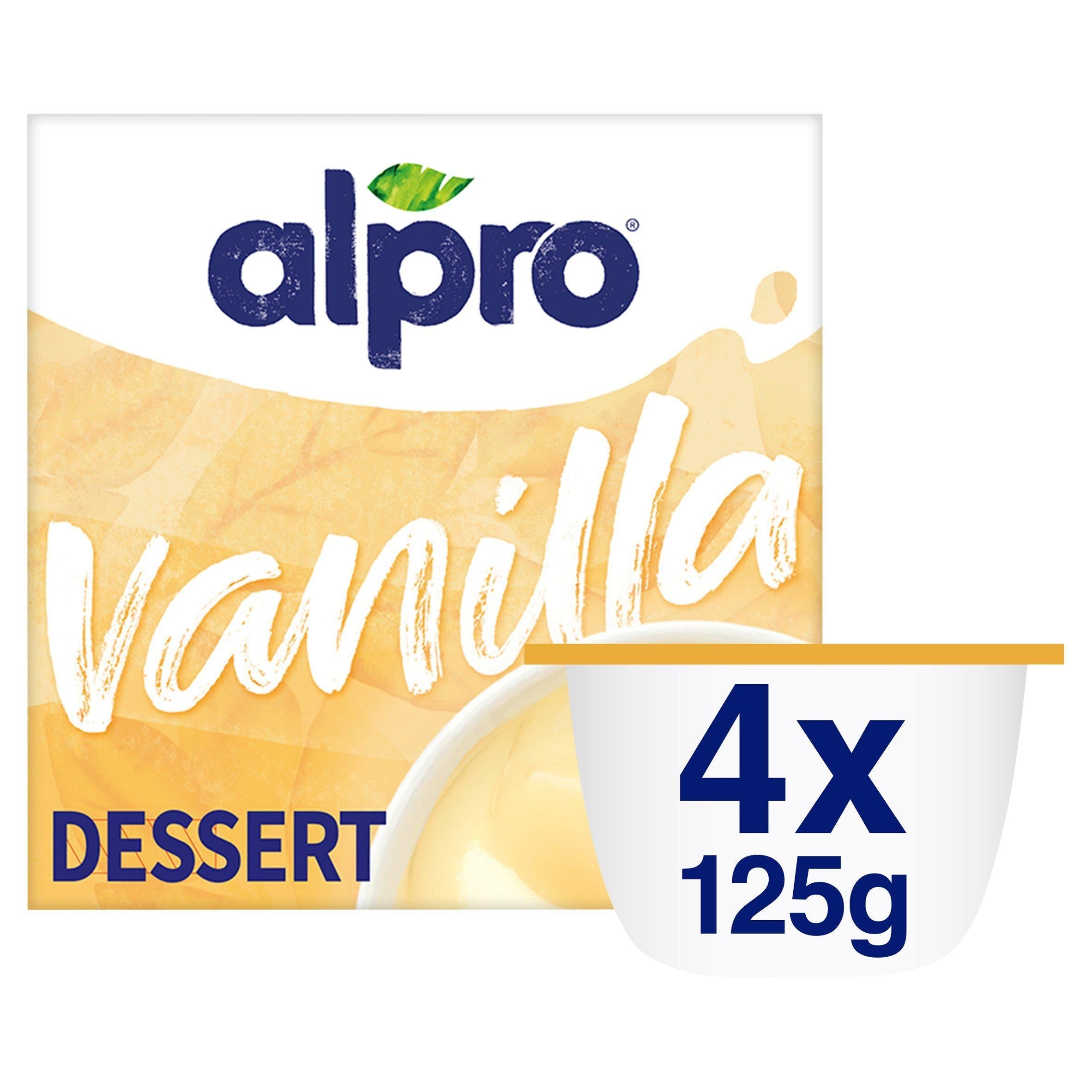Alpro Velvet Vanilla Dessert 4x125g - McGrocer
