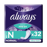Always Dailies Fresh & Protect Panty Liners Normal x32 - McGrocer