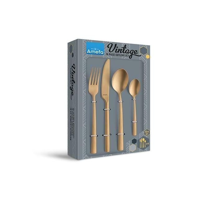 Amefa Manille Gold 16pc Cutlery Set - McGrocer