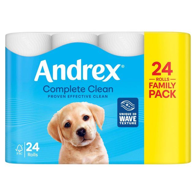 Andrex Classic Clean 24 Rolls 24 per pack - McGrocer