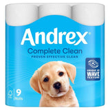 Andrex Classic Clean Toilet Roll 9 per pack - McGrocer