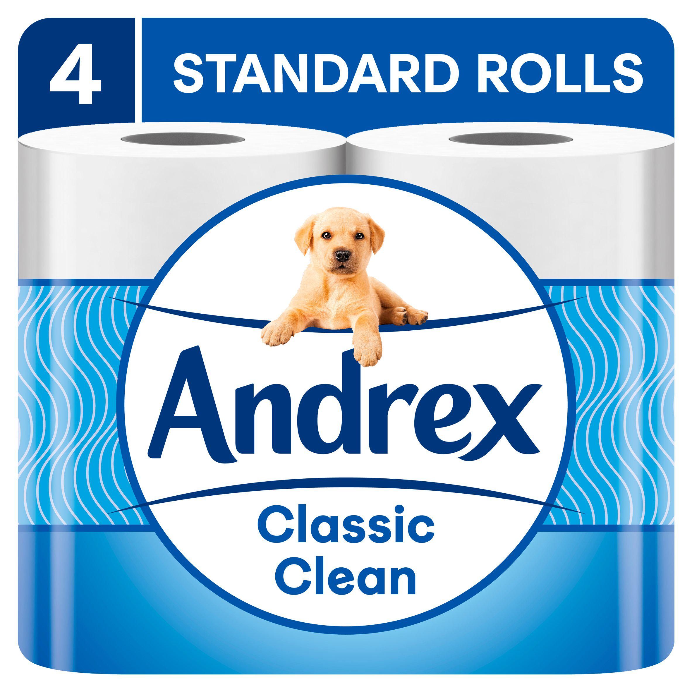 Andrex Classic Clean Toilet Rolls 4 Rolls - McGrocer