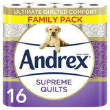 Andrex Supreme Quilts Toilet Roll 16 per pack - McGrocer