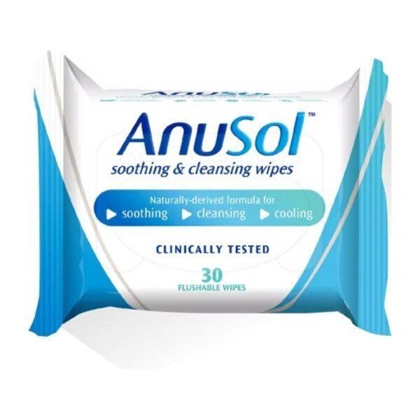 Anusol Soothing Haemorrhoid & Piles Flushable 30 Wipes - McGrocer