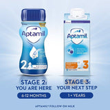 Aptamil 2 Follow On Formula Baby Milk Liquid 6-12 Months Multipack 6 x 200ml - McGrocer