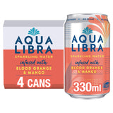 Aqua Libra Sparkling Water Infused with Blood Orange & Mango 4x330ml - McGrocer