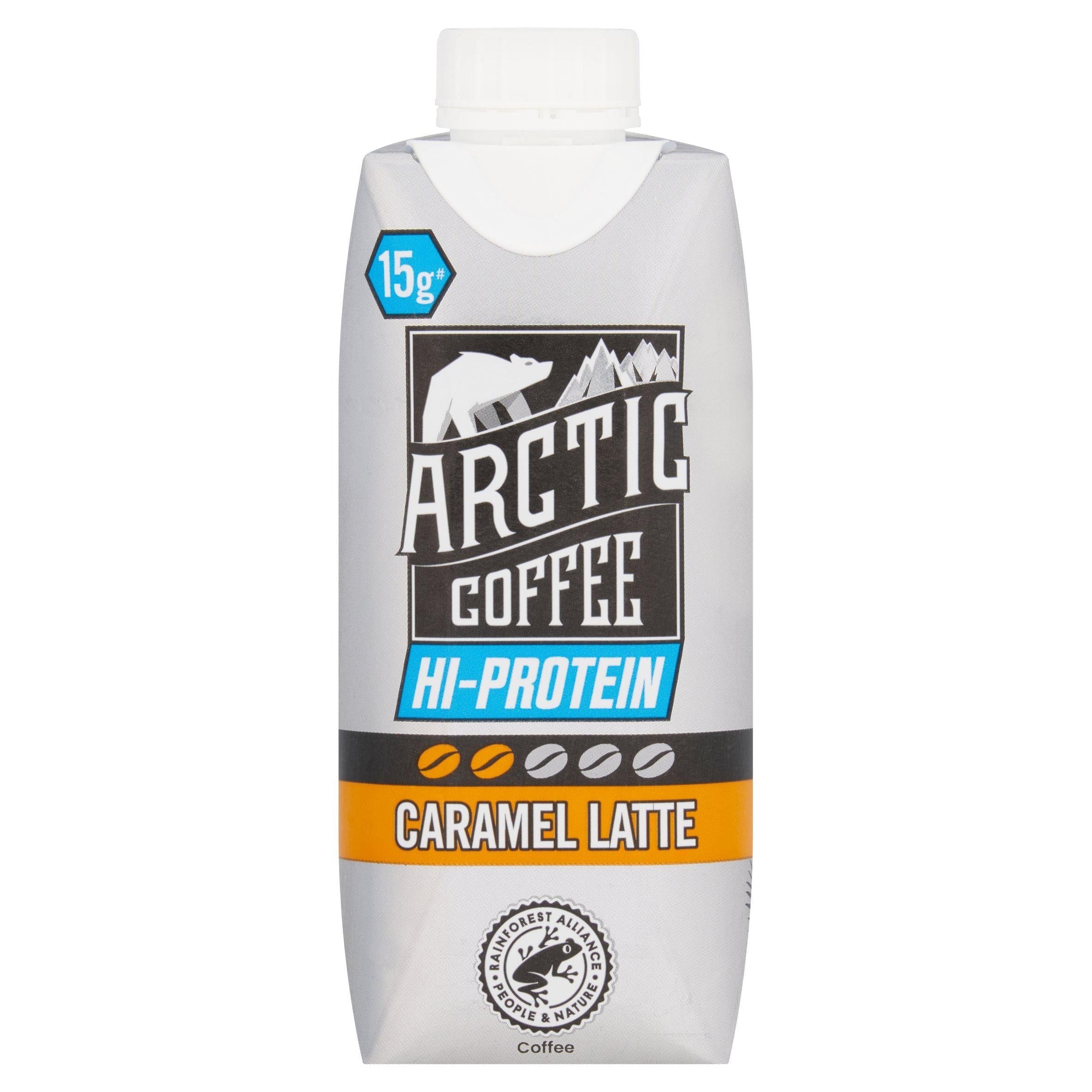 Arctic Iced Coffee Hi Protein Caramel Latte 330ml - McGrocer
