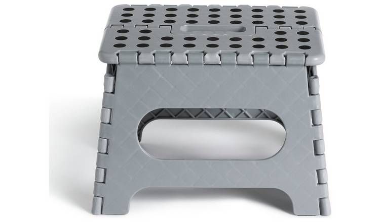 Argos Home Recycled Step Stool - Grey - McGrocer