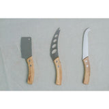 Artesa Cheese Knives with Acacia Wood Handles 3 per pack - McGrocer