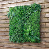 Artificial Mixed Foliage 1m x 1m Wall Panel, Pack of 5 - McGrocer