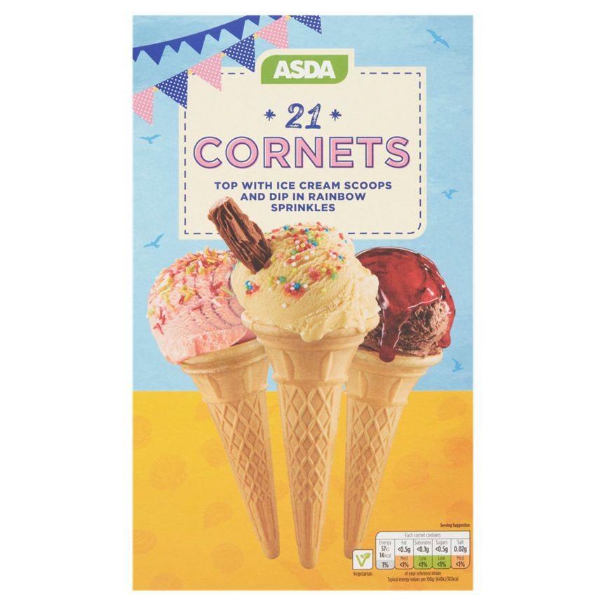ASDA 21 Cornets - McGrocer