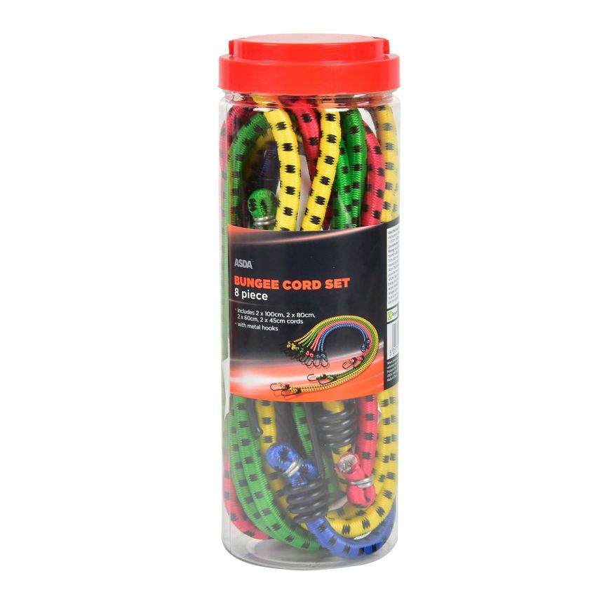 ASDA Bungee Cord Set 8 Piece - McGrocer