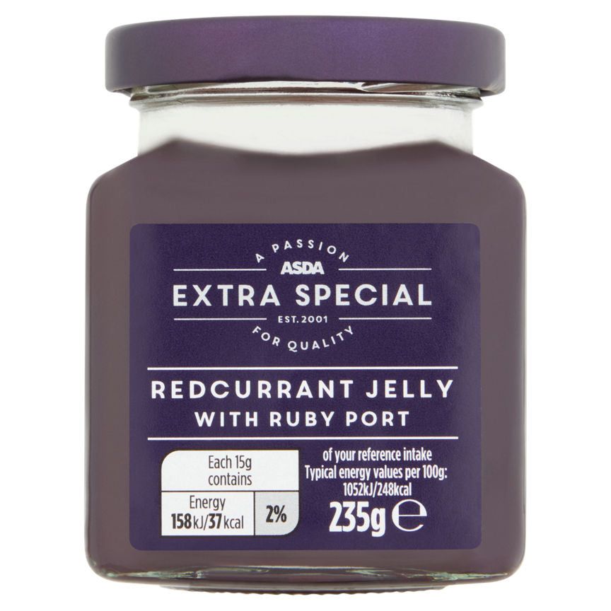 ASDA Extra Special Redcurrant Jelly with Ruby Port - McGrocer