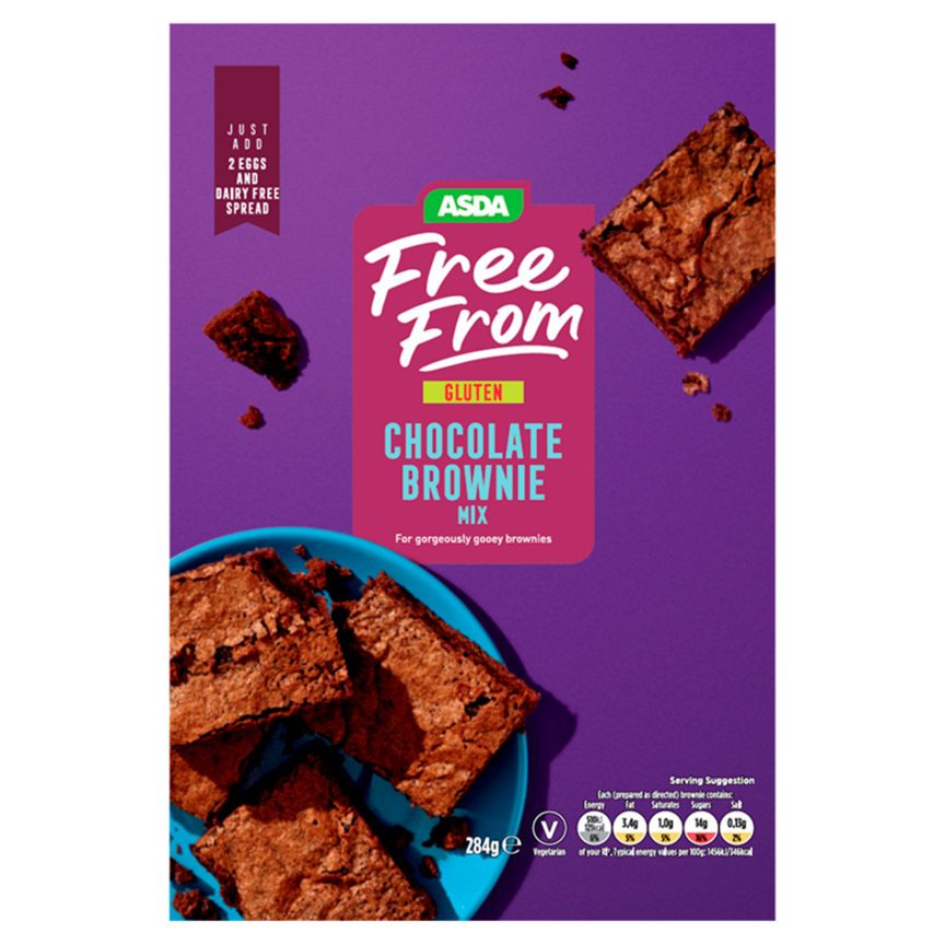 ASDA Free From Chocolate Brownie Mix 284g - McGrocer