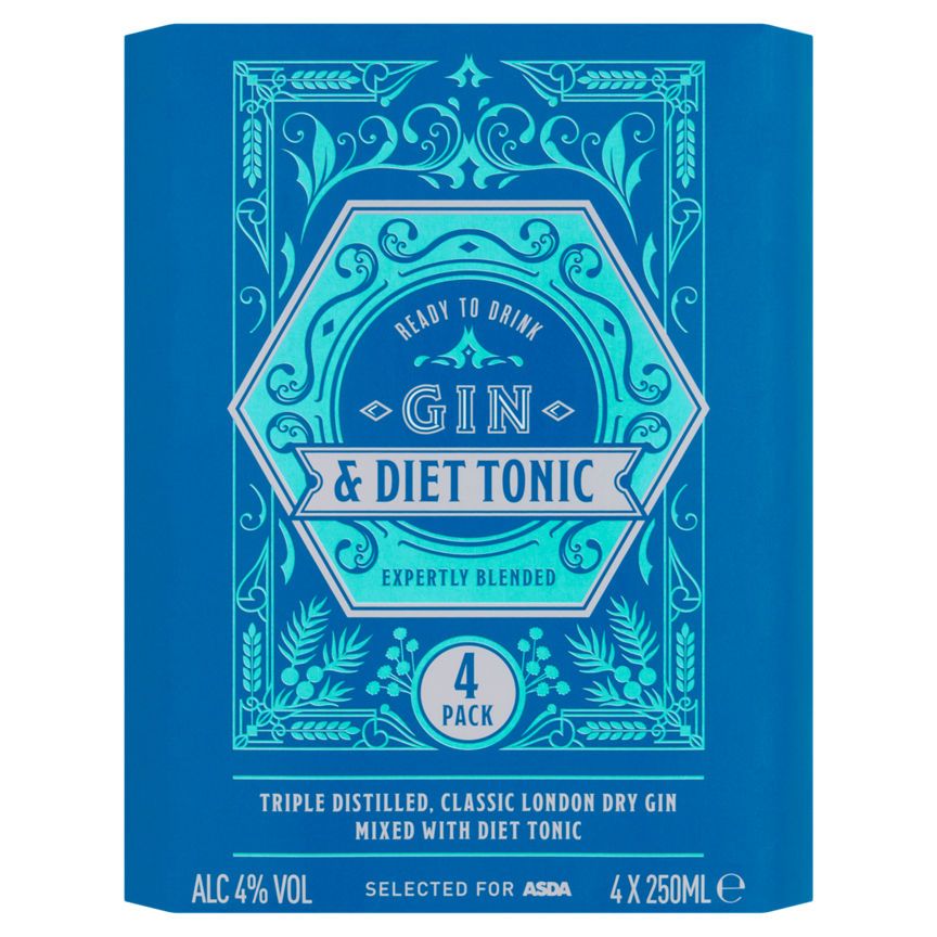 ASDA Gin and Diet Tonic - McGrocer
