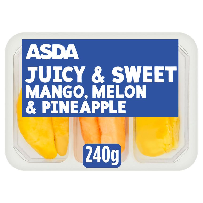 ASDA Mango Melon & Pineapple Mini Platter - McGrocer