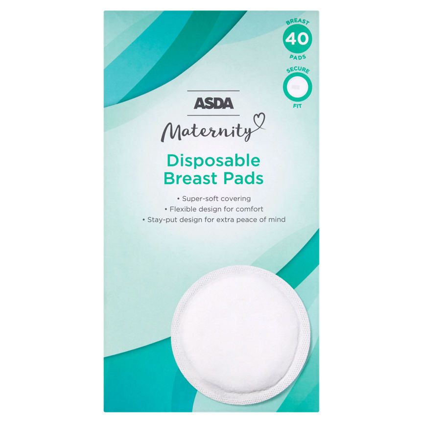 ASDA Maternity Disposable Breast Pads 40 Pack - McGrocer