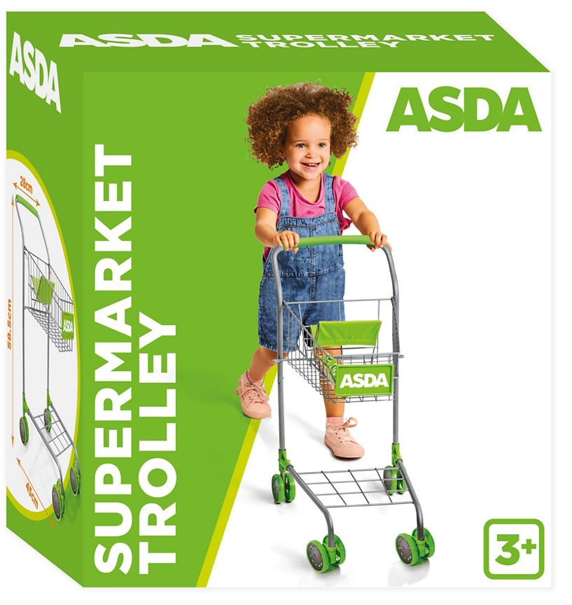 ASDA Toy Supermarket Trolley (3+ Years) - McGrocer