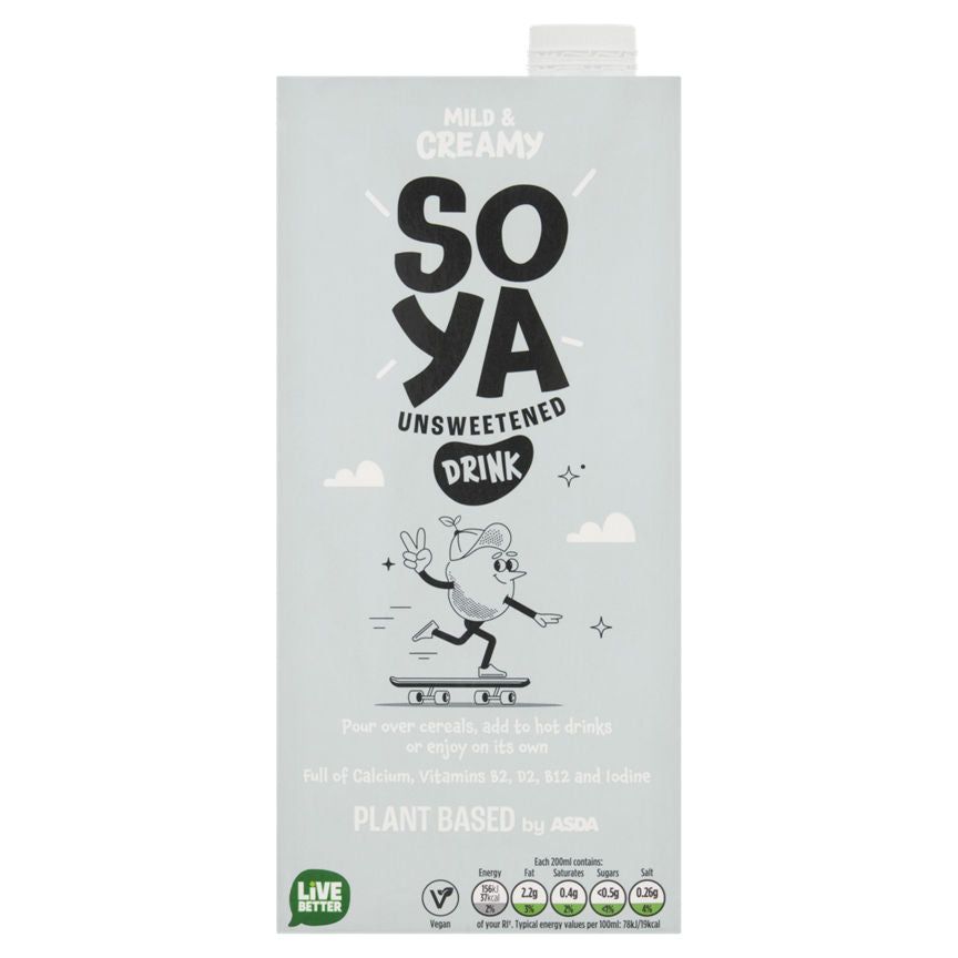 ASDA Unsweetened Soya Drink - McGrocer