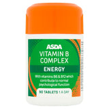ASDA Vitamin B Complex Energy 90 Tablets 1 A Day - McGrocer