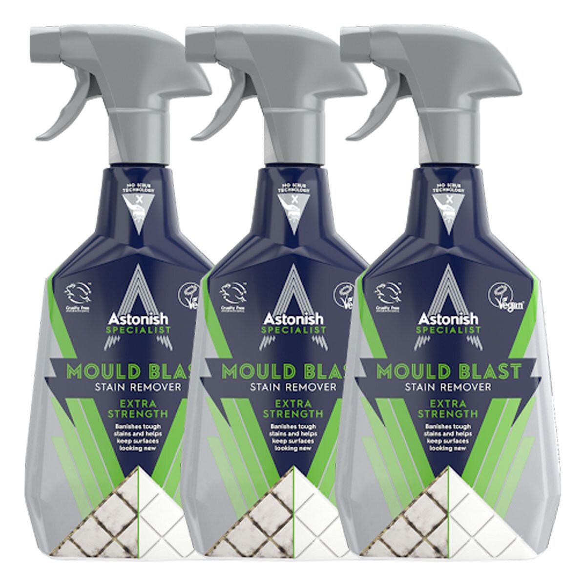 Astonish Specialist Mould Blast Stain Remover, 3 x 750ml - McGrocer