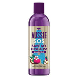 Aussie SOS Sauvez mes longueurs ! Shampoing pour cheveux abîmés et en péril, 290 ml