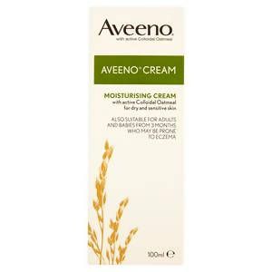 Aveeno Cream Dry & Sensitive Skin Moisturiser 100ml - McGrocer