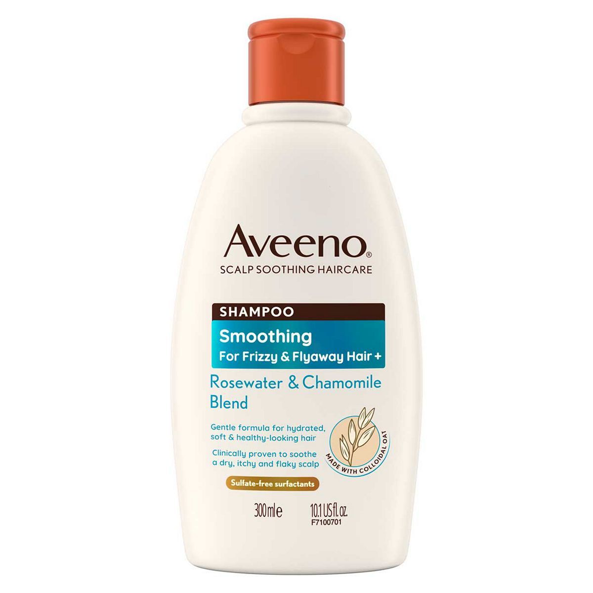 Aveeno Haircare Smoothing+ Rose Water & Chamomile Blend Shampoo 300ml - McGrocer