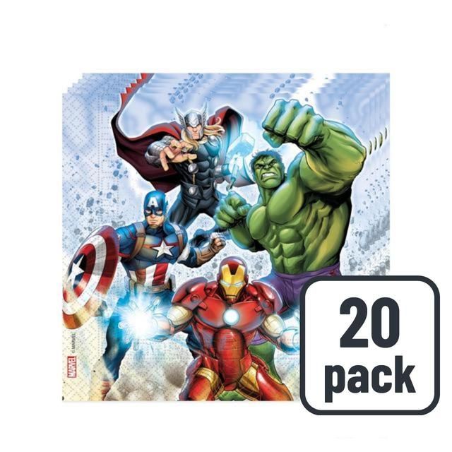 Avengers Paper Napkins 20 per pack - McGrocer