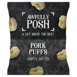 Awfully Posh Simply Salted Pork Puffs 30g - McGrocer