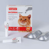 Beaphar WORMclear Worming Spot-On for Cats 6 per pack - McGrocer