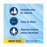 Catsan Hygiene Smart Pack 2x Inlays Cat Litter Dust-Free Litter Tray Liner 2 x 1.9kg - McGrocer