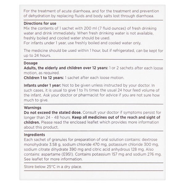 Superdrug Rehydration Sachets 5g x 6 GOODS Superdrug