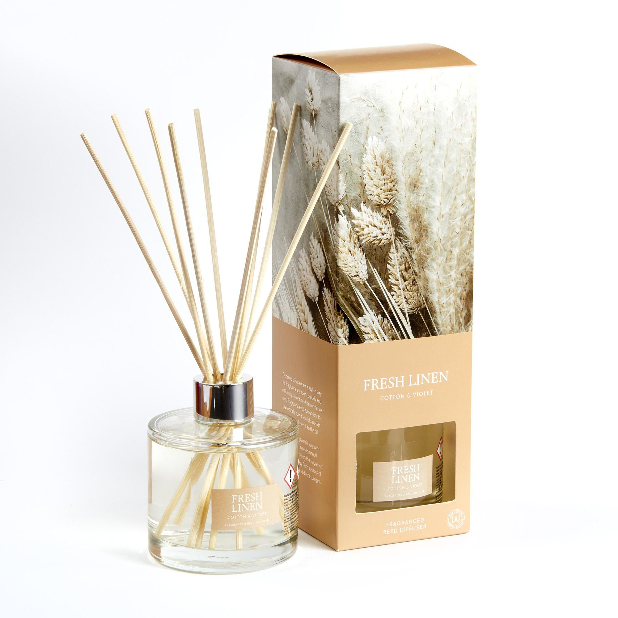 Wax Lyrical 200ml Scented Diffuser - Fresh Linen GOODS Sainsburys