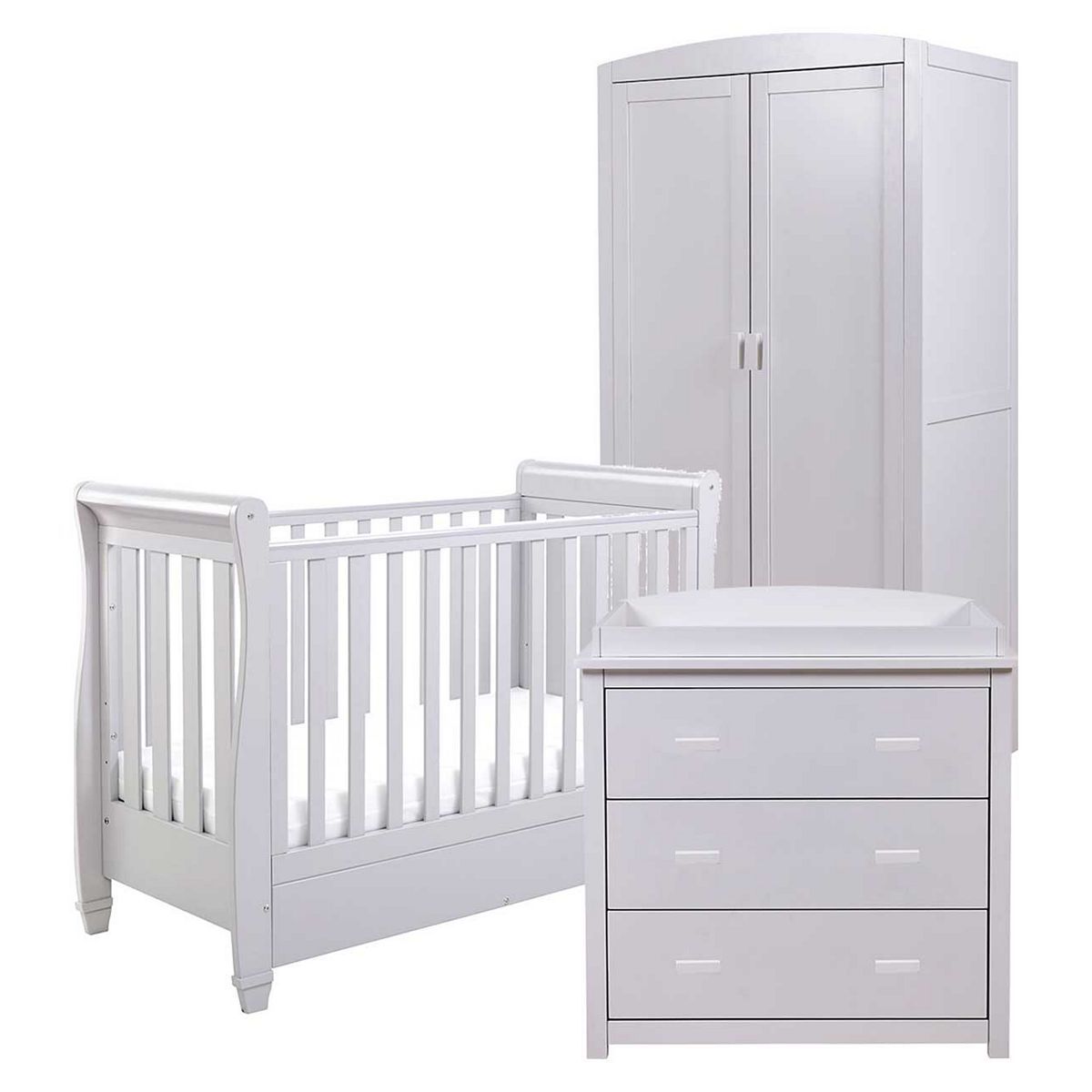 Babymore Eva 3 Piece Room Set - Grey - McGrocer