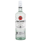 Bacardi Carta Blanca Superior White Rum 1L - McGrocer