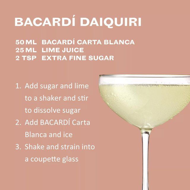 Bacardi Carta Blanca Superior White Rum 35cl - McGrocer
