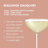 Bacardi Carta Blanca Superior White Rum 70cl - McGrocer