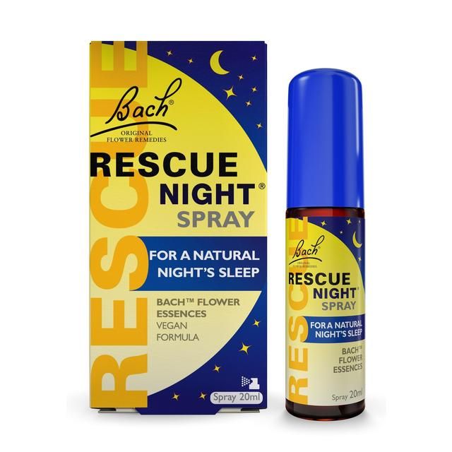 Bach Flower Remedies Rescue Night Spray 20ml - McGrocer
