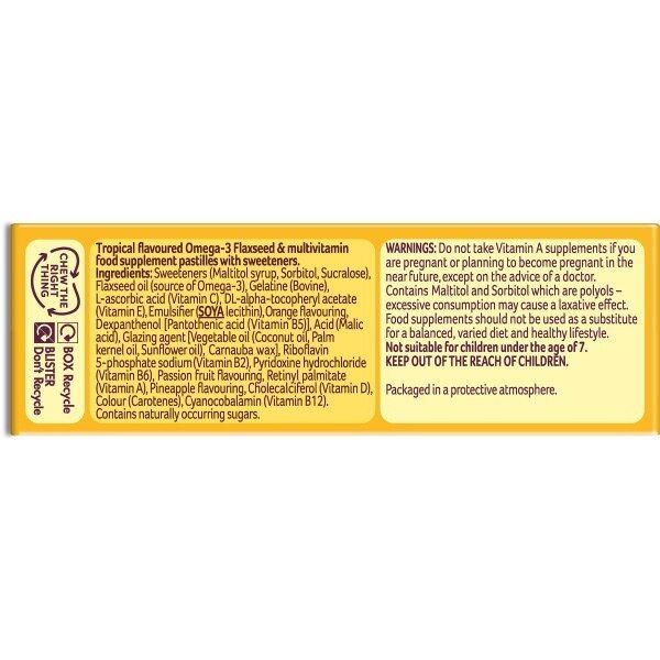 Bassetts Vitamins 7-11 Multivitamins + Omega 3 Pastilles 30s - McGrocer