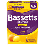 Bassetts Vitamins Omega-3 & Multivits 12-18 Soft & Chewies x30 - McGrocer