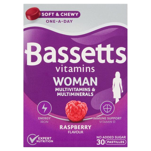 Bassetts Vitamins Woman Multivitamins & Multimineral Raspberry Flavour 30 per pack - McGrocer