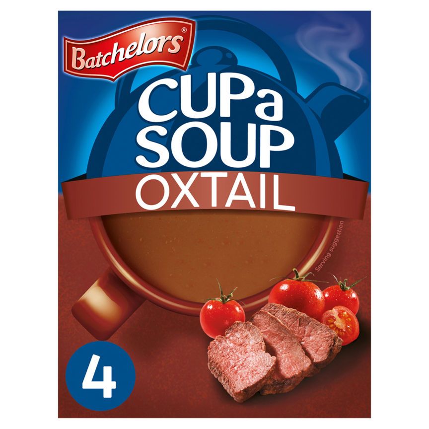 Batchelors Cup a Soup Oxtail Soup 4 Instant Soup Sachets - McGrocer