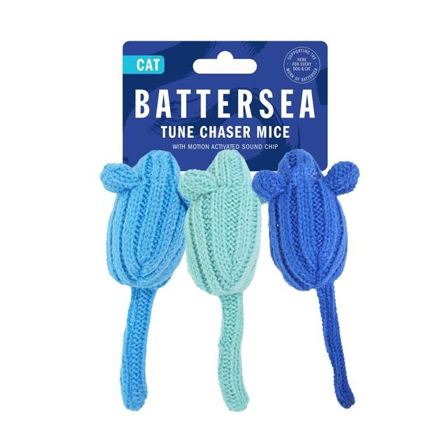 Battersea Tune Chaser Mice 3 per pack - McGrocer